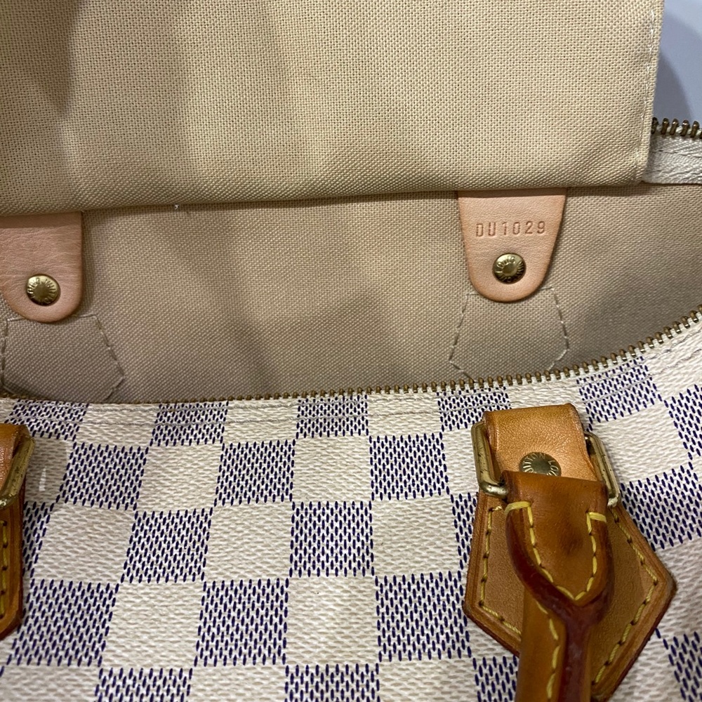 LOUIS VUITTON SPEEDY 30 IN DAMIER AZUR - Picture 12 of 13